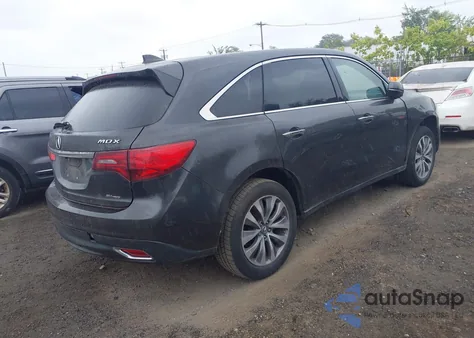 2014 Acura Mdx Technology Package из США, поврежденный, VIN 5FRYD4H4XEB007339